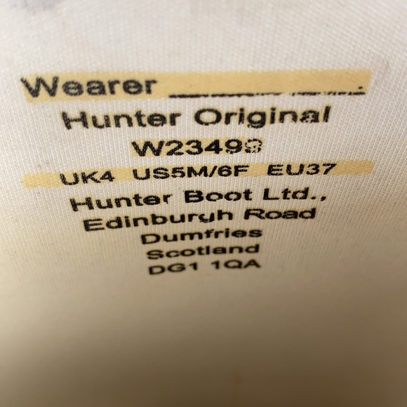 Hunter Rain Boots - Picture 5 of 7